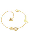 Bracelet "Eternal love" Acier dorÃ©