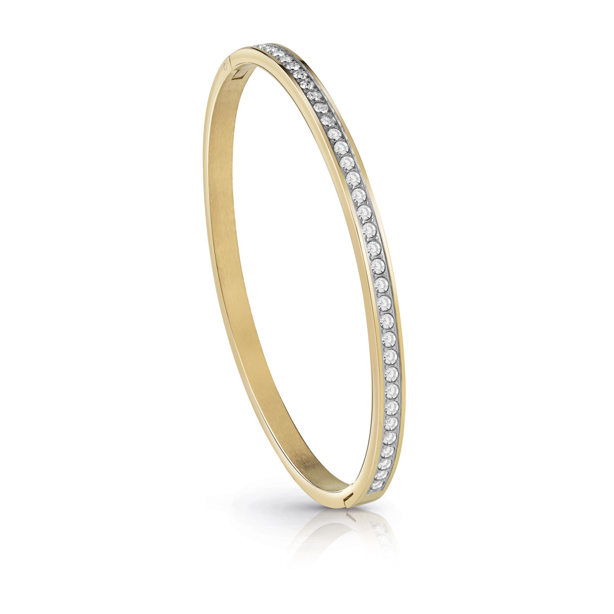 Jonc Guess "All around Guess" Acier doré Jonc Guess "All around Guess" Acier doré - UBB28134-S