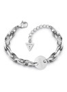 Bracelet Guess "Chain reaction" Acier rhodiÃ©