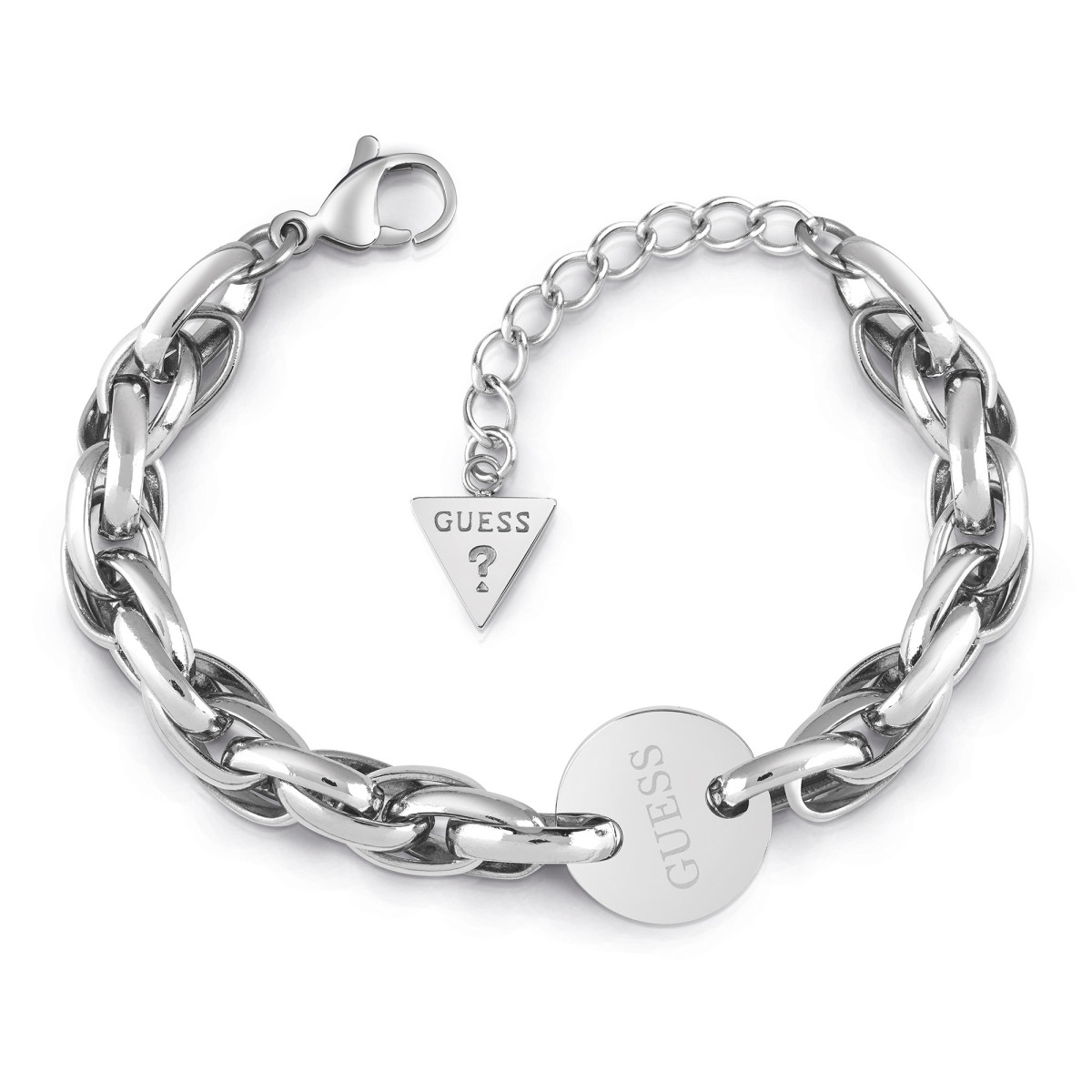 Bracelet Guess "Chain reaction" Acier rhodié - UBB29031-S