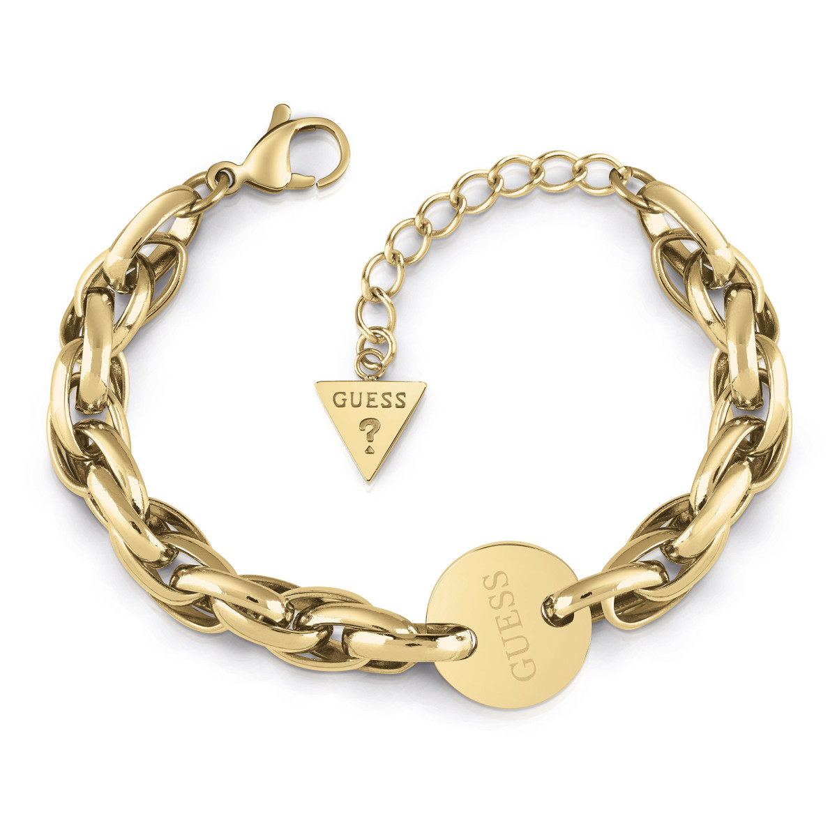 Bracelet Guess "Chain reaction" Acier doré Bracelet Guess "Chain reaction" Acier doré - UBB29032-S