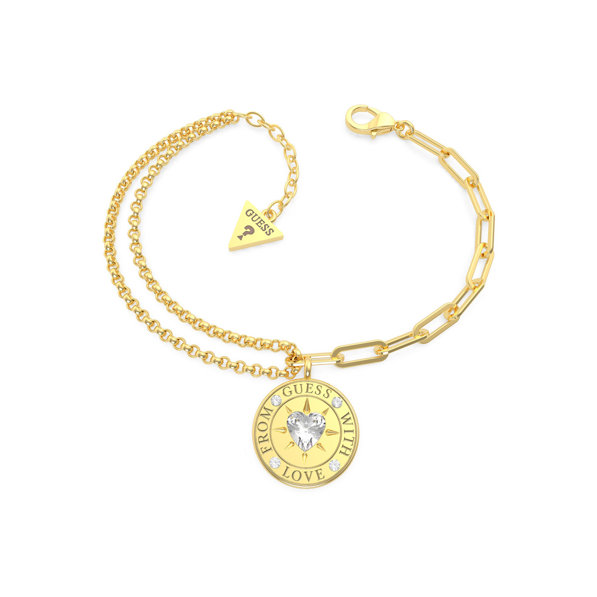 Bracelet Guess "From Guess with love" Acier doré Bracelet Guess "From Guess with love" Acier doré - UBB70001-S