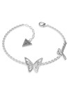 Bracelet Guess "Fly away" Acier rhodiÃ©