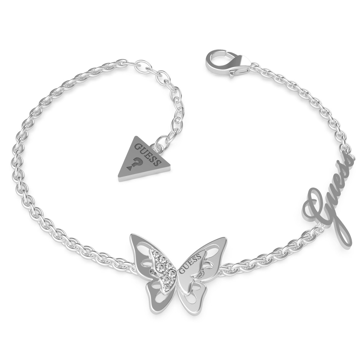 Bracelet Guess "Fly away" Acier rhodié Bracelet Guess "Fly away" Acier rhodié - UBB70115-S