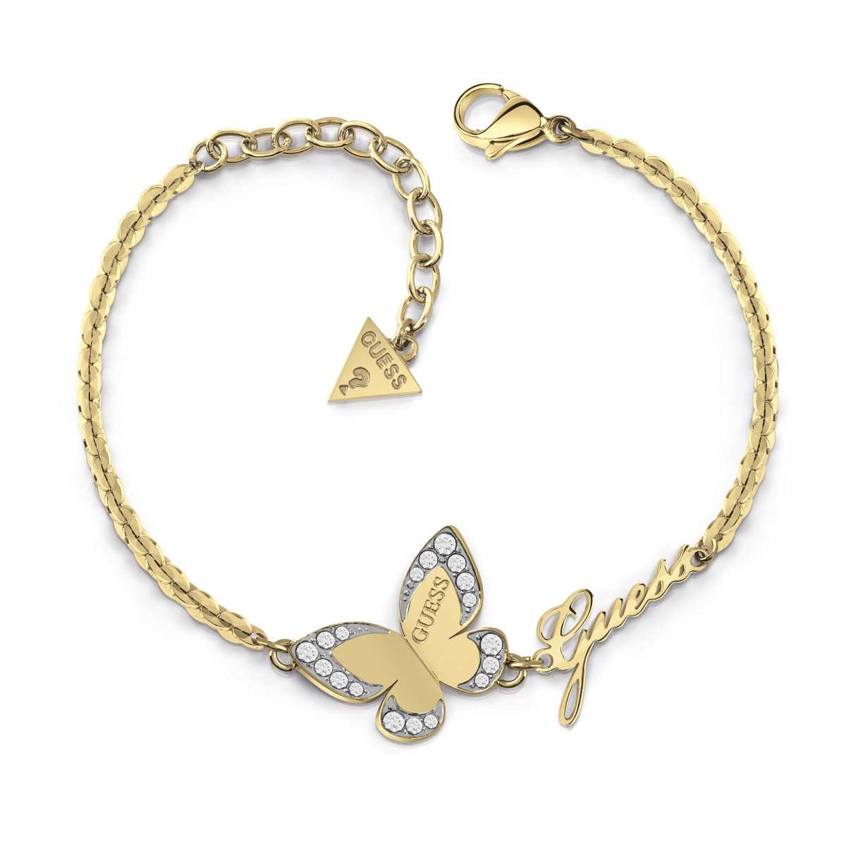 Bracelet Guess "Love butterfly" Acier doré Bracelet Guess "Love butterfly" Acier doré - UBB78050-S