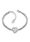 Bracelet Guess "Heart warming" Acier rhodiÃ©