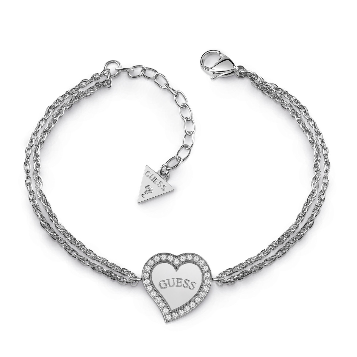 Bracelet Guess "Heart warming" Acier rhodié Bracelet Guess "Heart warming" Acier rhodié - UBB78096-S