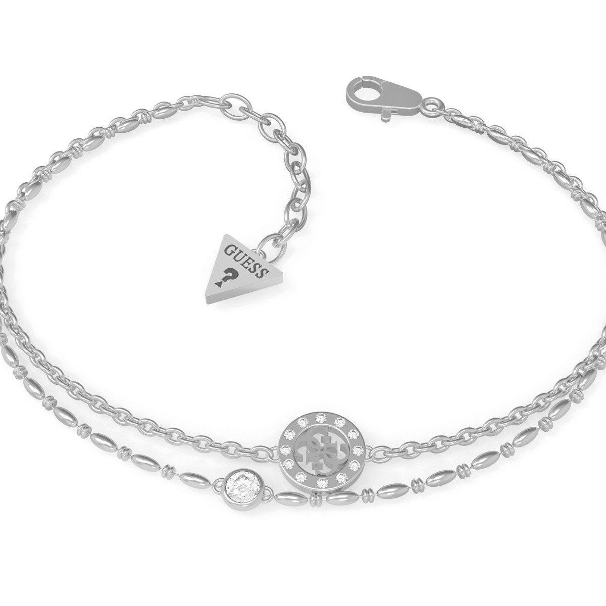 Bracelet "Guess miniature" Acier rhodié Bracelet "Guess miniature" Acier rhodié - UBB79032-S