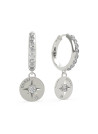 Boucles d'oreilles Guess "Wanderlust" Acier rhodiÃ©