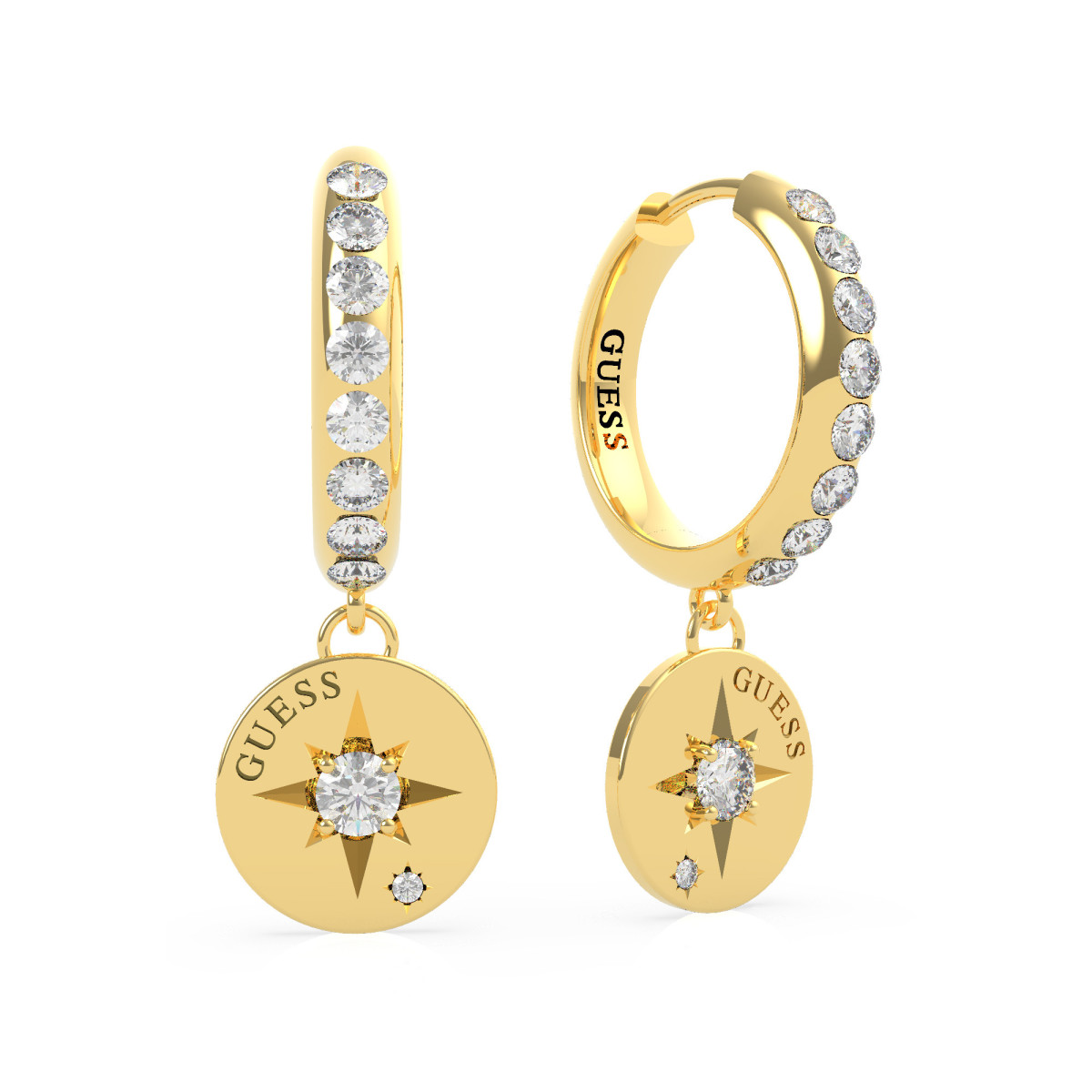 Boucles d'oreilles Guess "Wanderlust" Acier doré Boucles d'oreilles Guess "Wanderlust" Acier doré - UBE20021