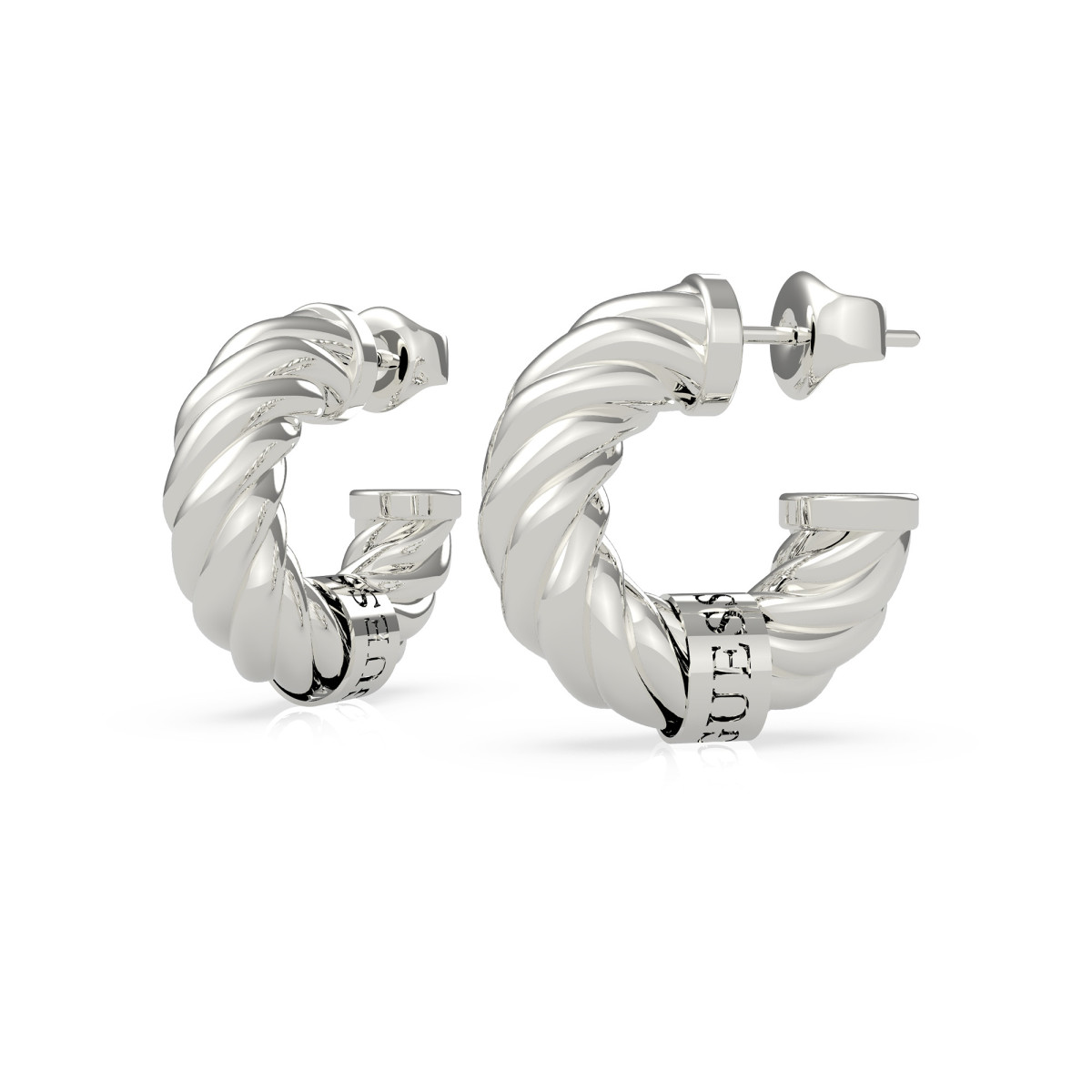 Boucles d'oreilles Guess "Let's get loud" Acier rhodié Boucles d'oreilles Guess "Let's get loud" Acier rhodié - UBE70002