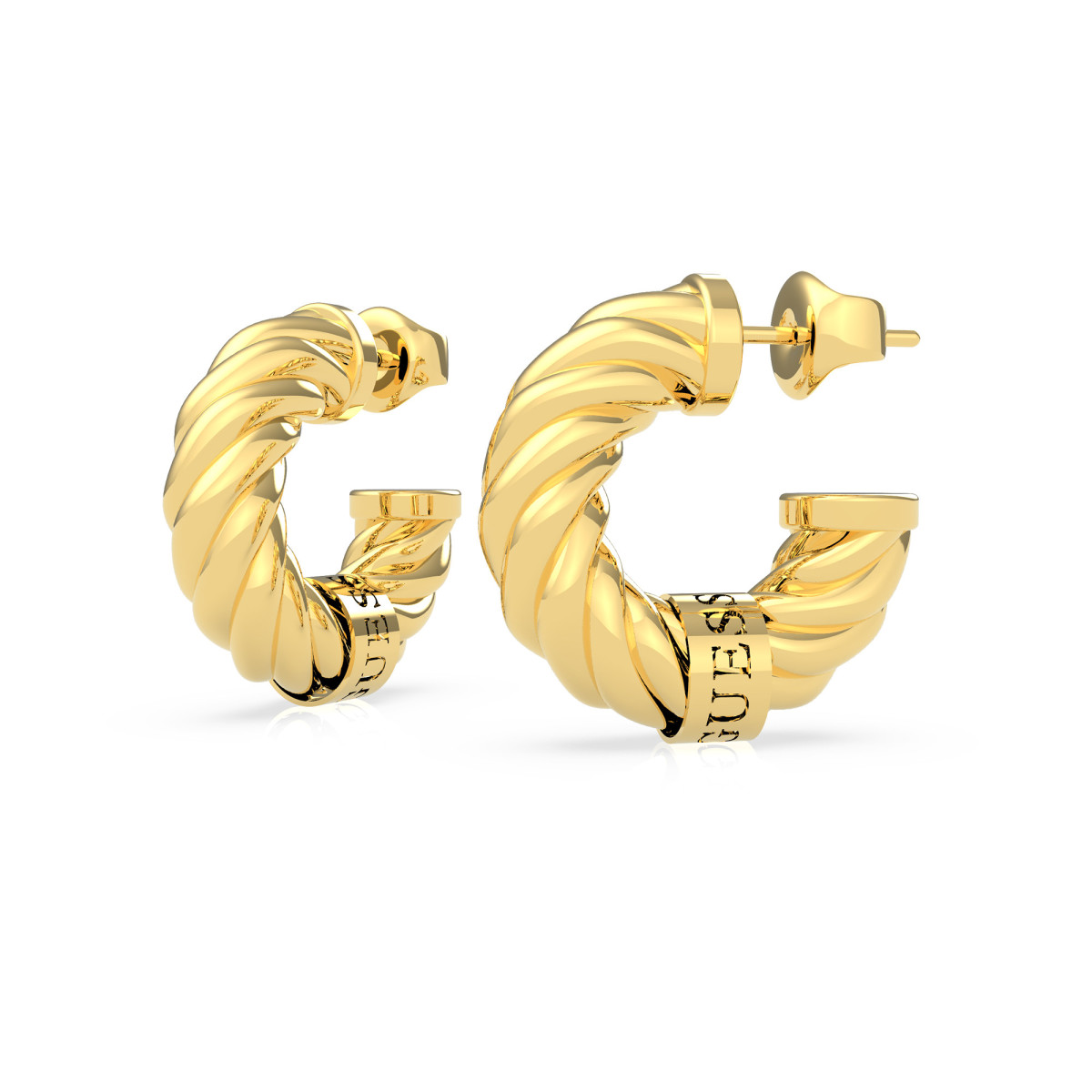 Boucles d'oreilles Guess "Let's get loud" Acier doré Boucles d'oreilles Guess "Let's get loud" Acier doré - UBE70003