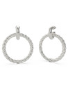 Boucles d'oreilles Guess "Let's get loud" Acier rhodiÃ©