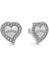 Boucles d'oreilles Guess "Heart warming" Acier argentÃ©