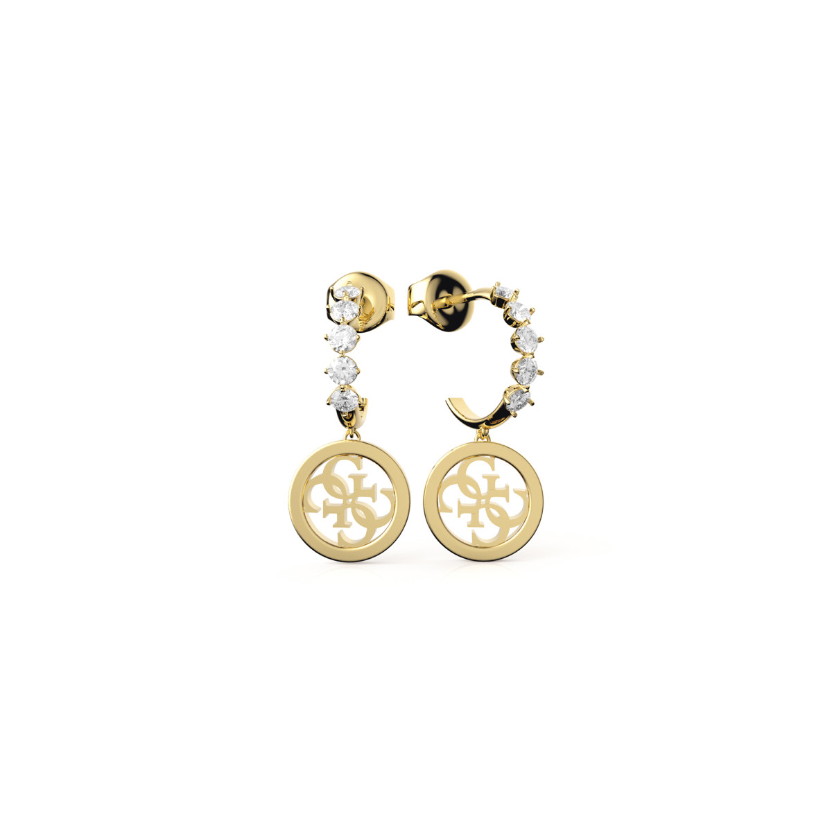 Boucles d'oreilles "Pure light" Acier doré - JUBE01112JWYG