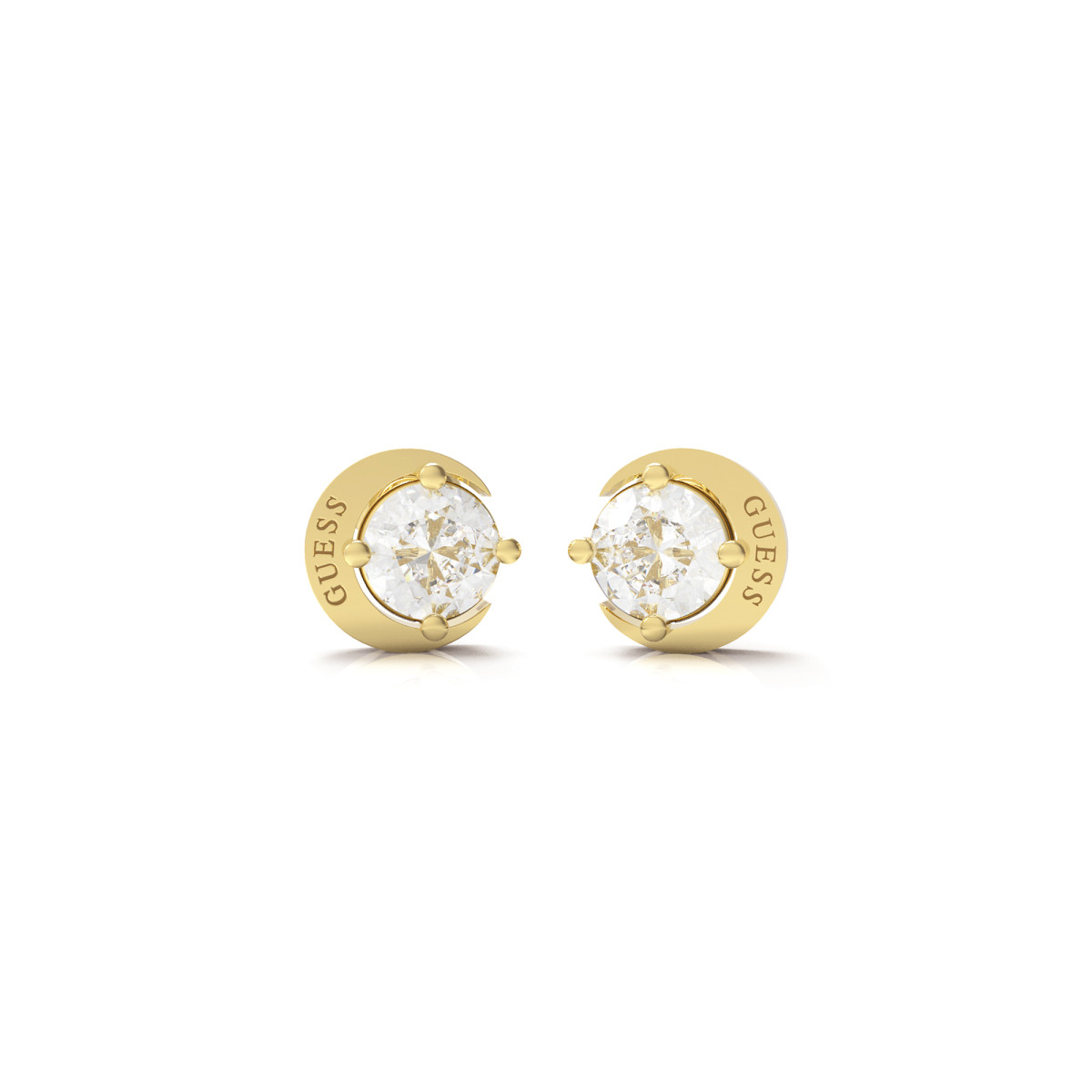 Boucles d'Oreilles Guess "Moon phases" Acier doré - JUBE01194JWYG