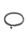 Bracelet Guess "Men in Guess" Acier noir et gris
