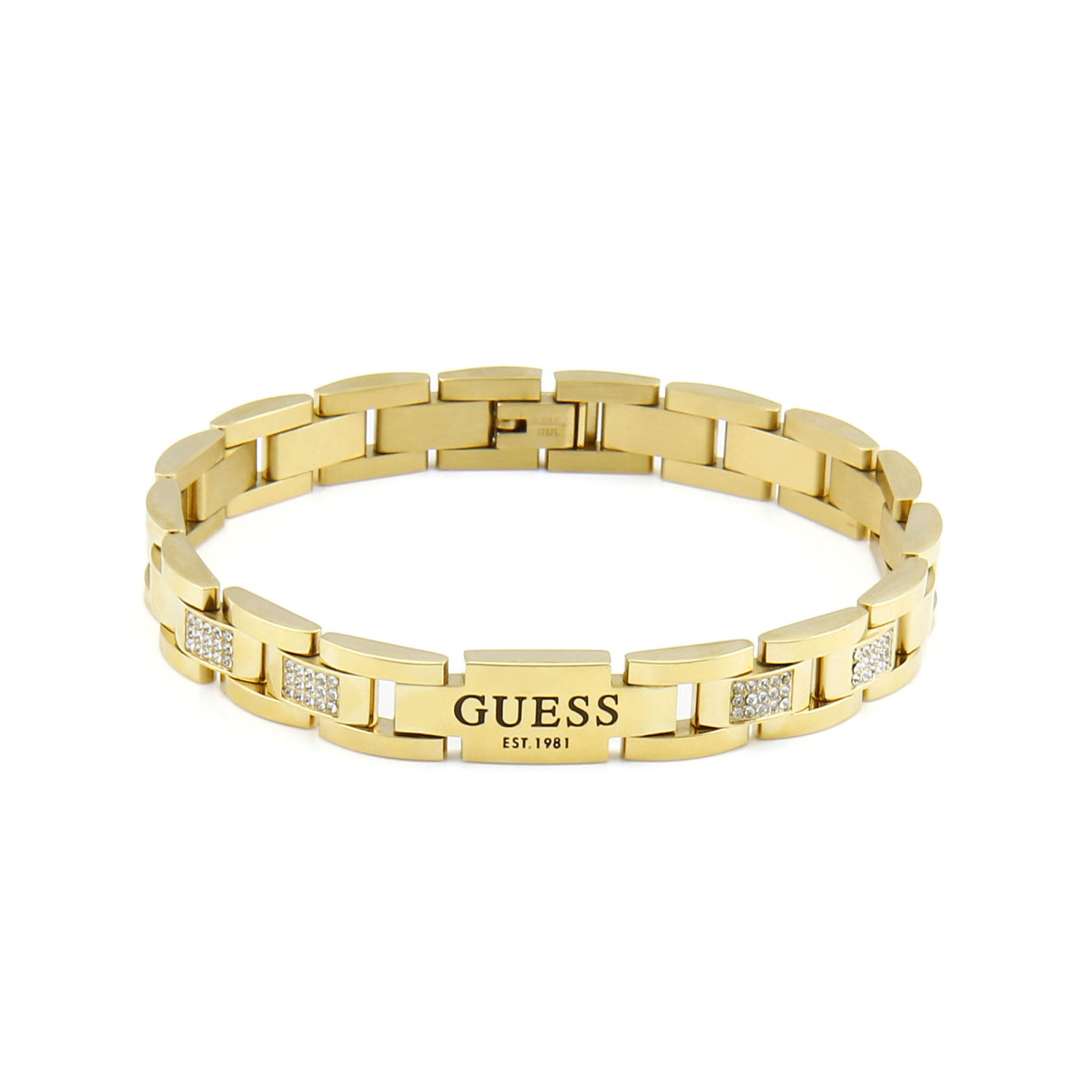 Bracelet Guess "Guess héro" Acier doré - UMB79004