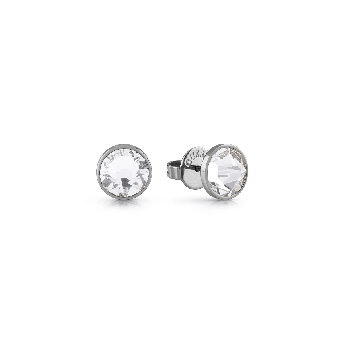 Boucles d'oreilles "Knight flower" Acier rhodié - UME70014