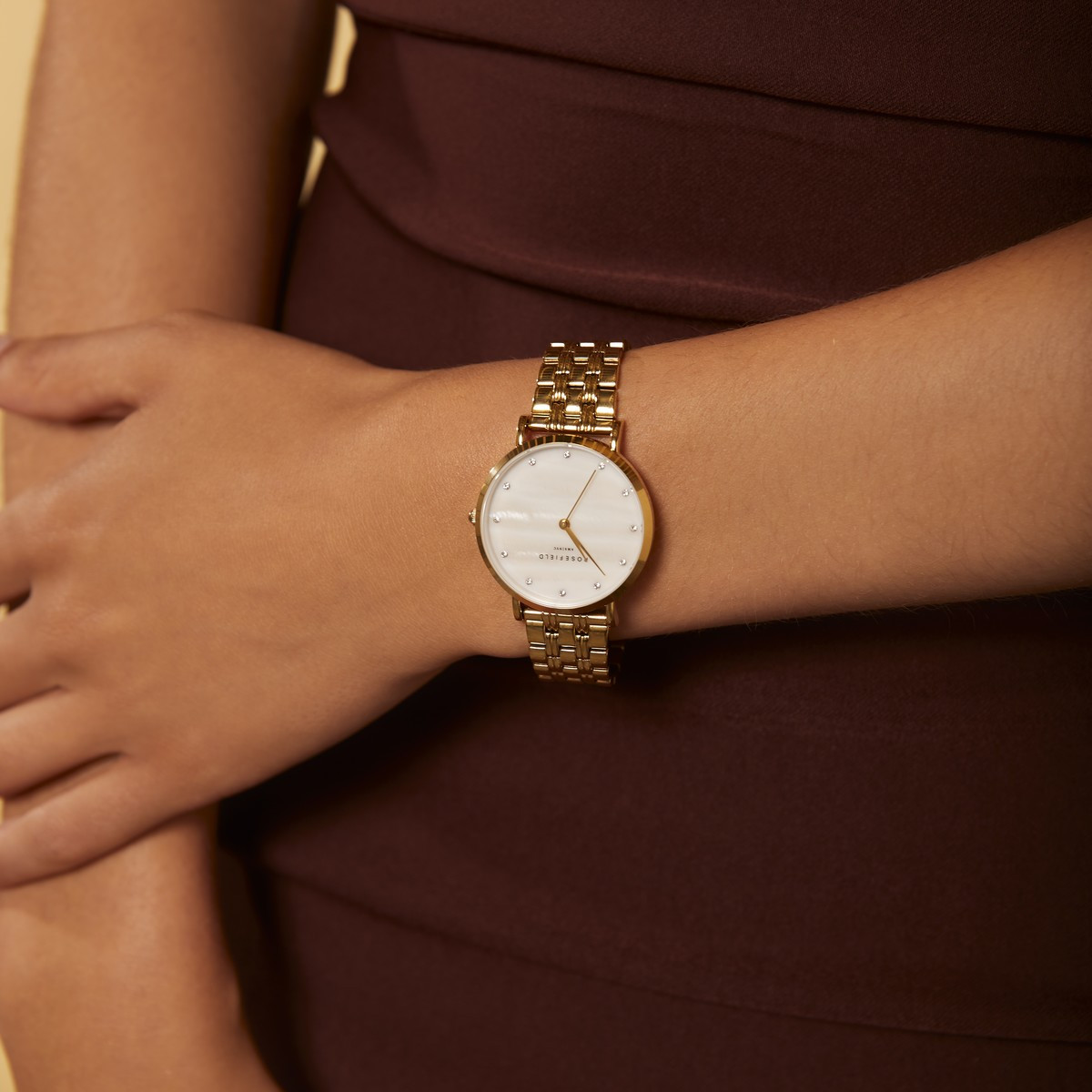 Montres Rosefield Femme "Upper East Sid" Quartz - Boîtier métal doré Montre Rosefield Femme "Upper East Sid" Quartz - Boîtier métal doré - UWGSG-U31