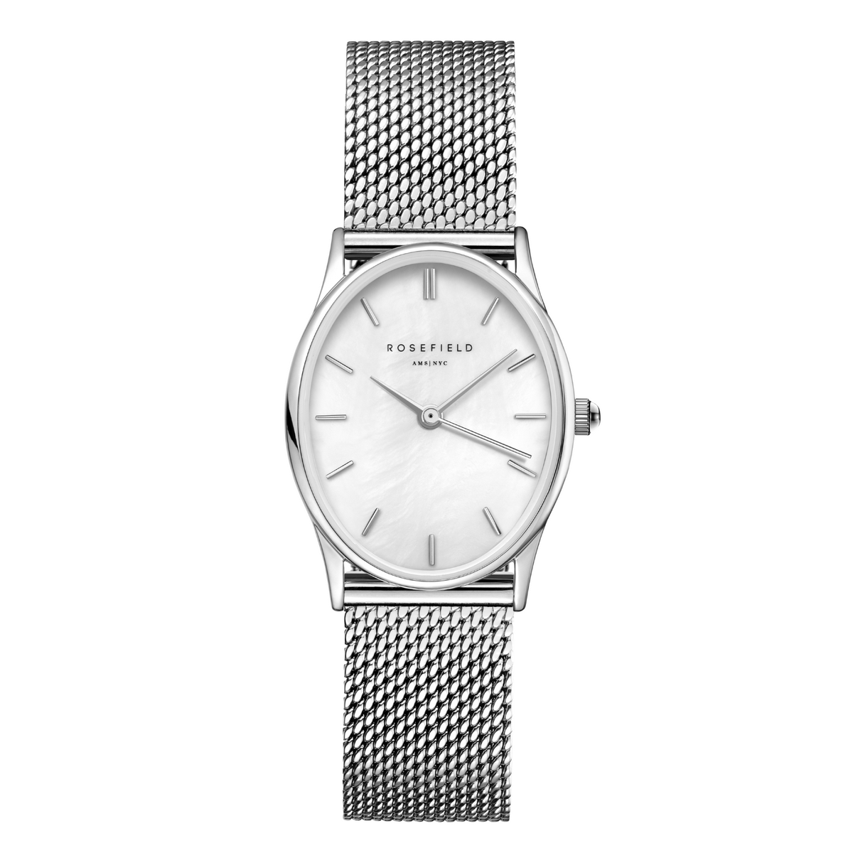 Montre Rosefield Femme "Oval" Quartz - Boîtier métal - OWSMS-OV11