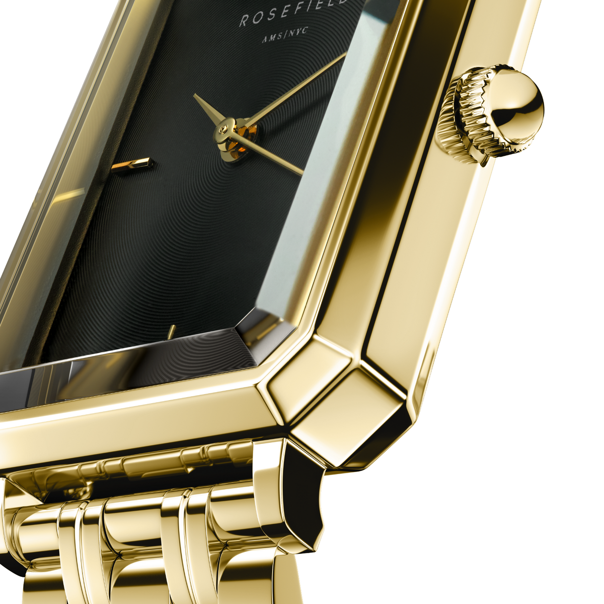 Montre rosefield online noir femme