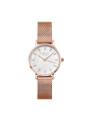 Montres Rosefield Femme "Small Edit" Quartz - Boîtier métal doré rose