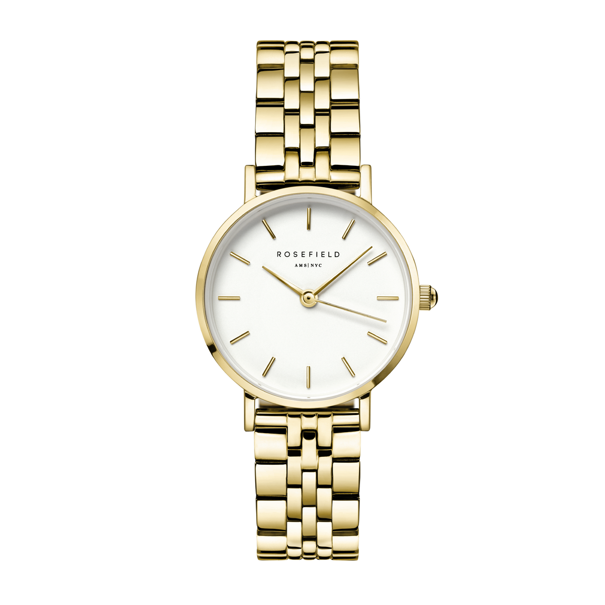 Montres Rosefield Femme "Small Edit" Quartz - Boîtier métal doré Montre Rosefield Femme "Small Edit" Quartz - Boîtier métal doré - 26WSG-267