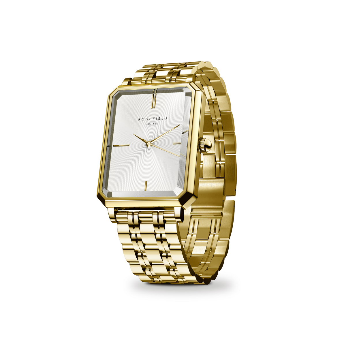 Montres Rosefield Femme "Octagon" Quartz - Boîtier métal doré Montre Rosefield Femme "Octagon" Quartz - Boîtier métal doré - OCWSG-O40