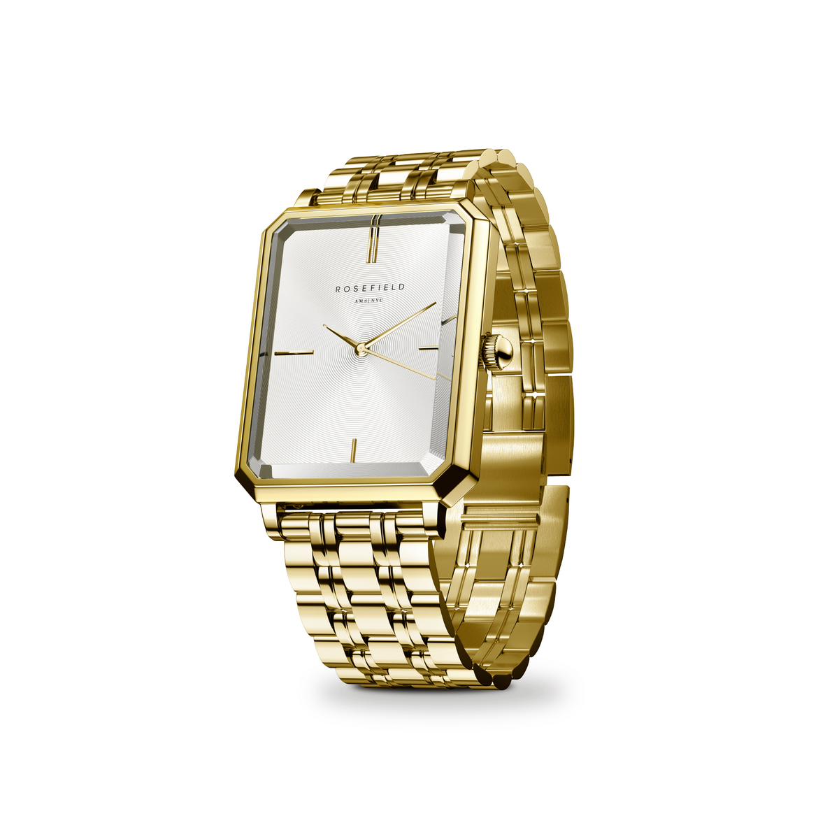 Montre Rosefield Femme "Octagon" Quartz - Boîtier métal doré - OCWSG-O40