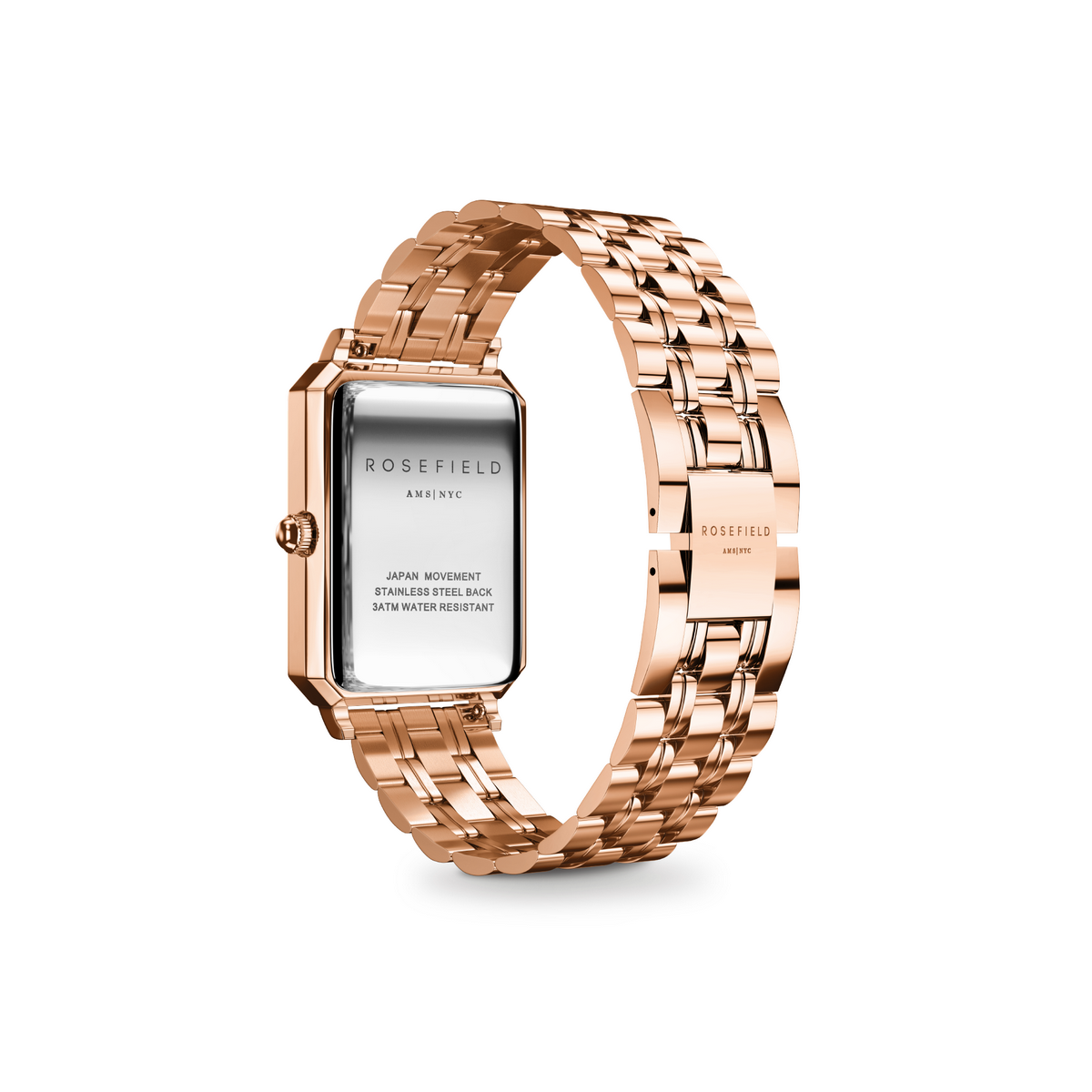 Montres Rosefield Femme "Octagon" Quartz - Boîtier métal doré rose Montre Rosefield Femme "Octagon" Quartz - Boîtier métal doré rose - OCWSRG-O42