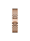 Montres Rosefield Femme "Octagon" Quartz - Boîtier métal doré rose