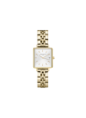 Montres Rosefield Femme "The Boxy XS" Quartz - Boîtier métal doré