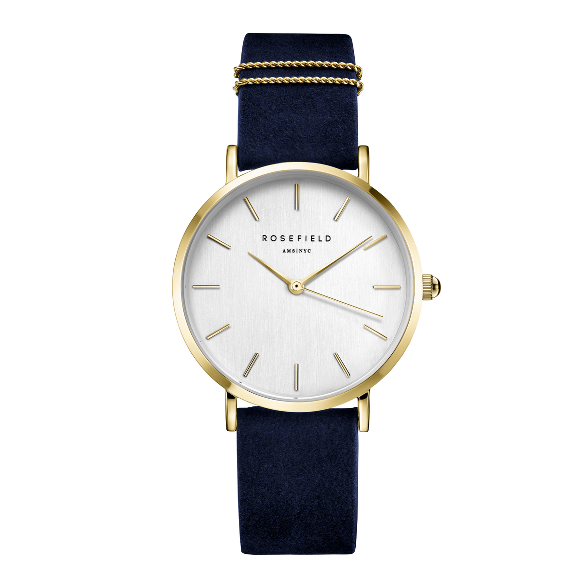 Montre Rosefield Femme "West Village" Quartz - Boîtier métal doré - WBUG-W70