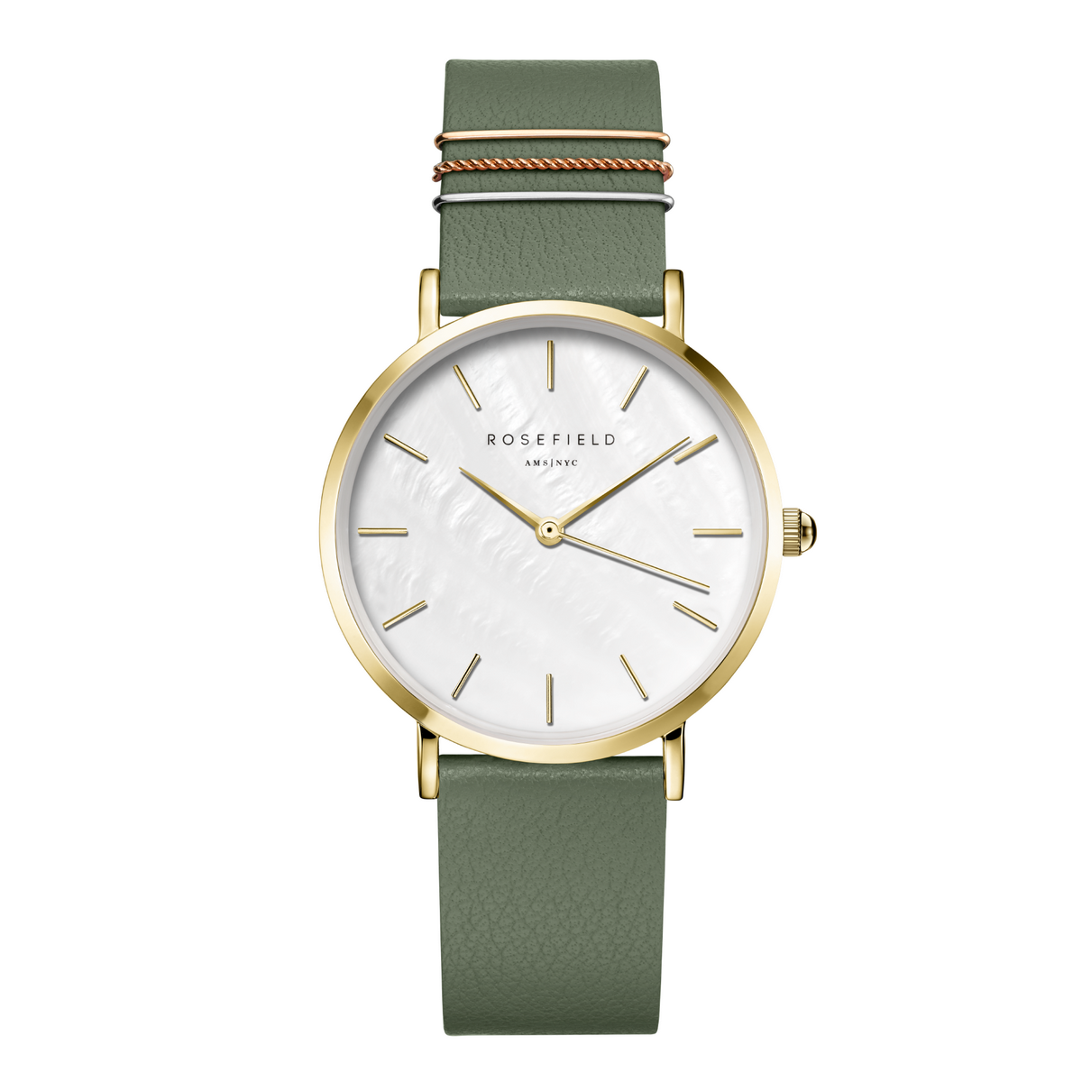 Montres Rosefield Femme "West Village" Quartz - Boîtier métal doré Montre Rosefield Femme "West Village" Quartz - Boîtier métal doré - WFGG-W85