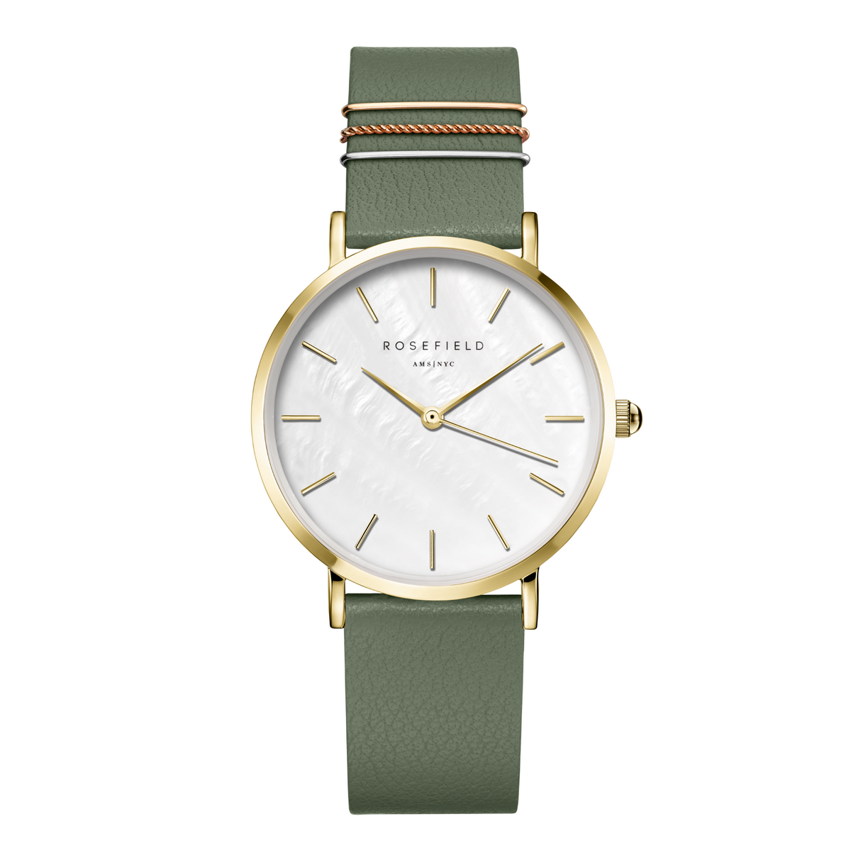 Montre Rosefield Femme "West Village" Quartz - Boîtier métal doré - WFGG-W85