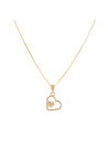 Pendentif "Cœur coeur" Or Jaune