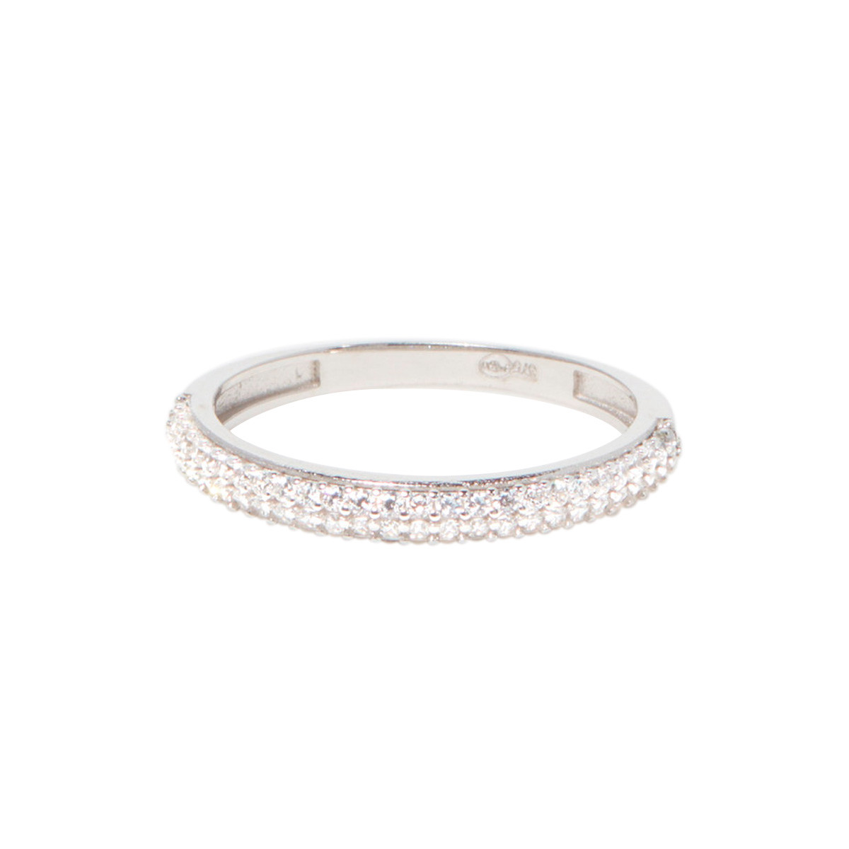 Bague "Amour Innocent" Or Blanc Bague "Étincelle" Or blanc