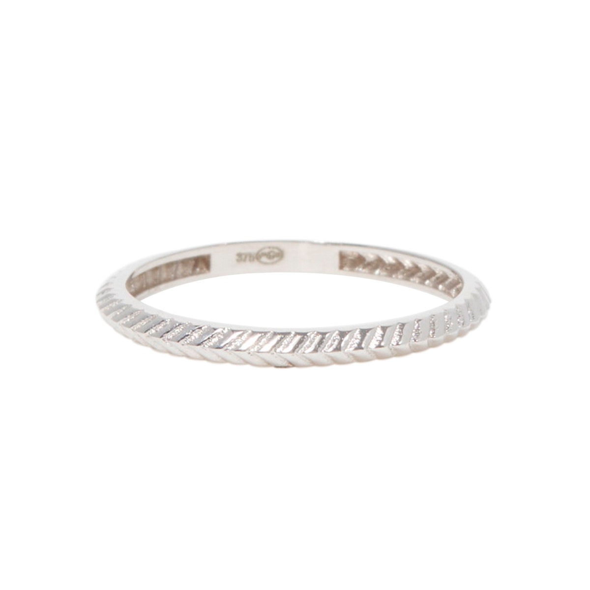 Bague "Plisée" Or Blanc Bague "Plissée" Or Blanc