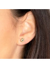 Boucles d'oreilles Or jauneet pierres