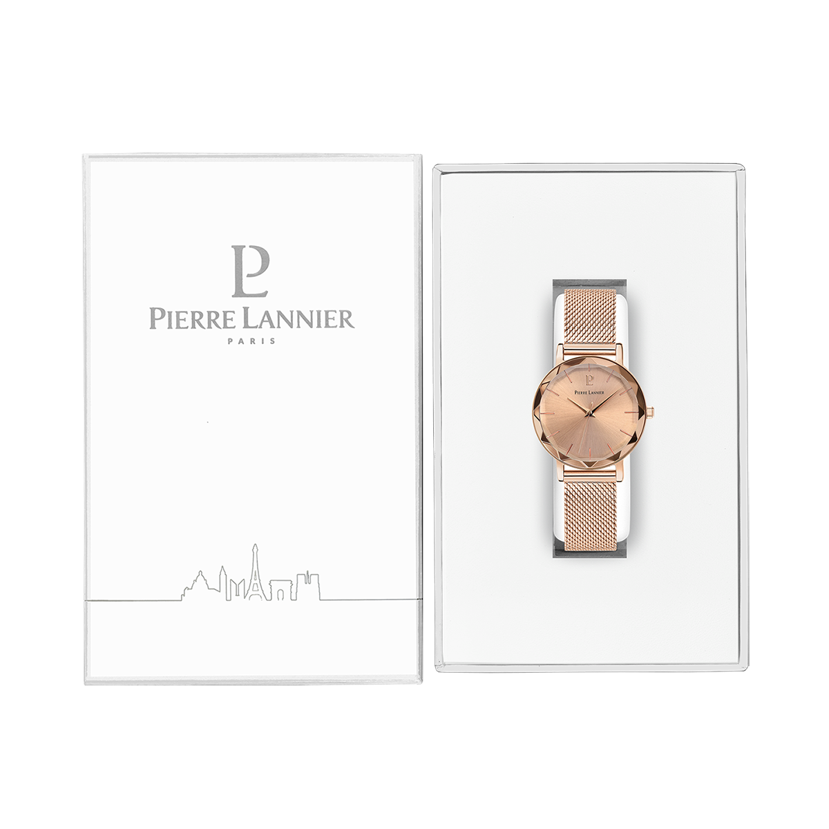 Montre Pierre Lannier Multiples Femme Doré rose - 010P958