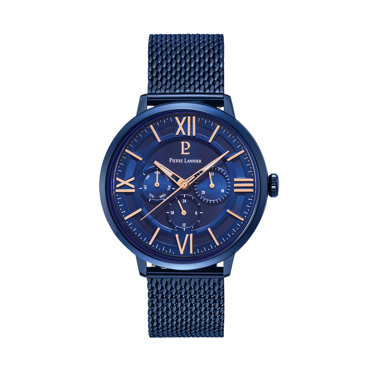 Montre Pierre Lannier Beaucour Homme Bleu - 255F466