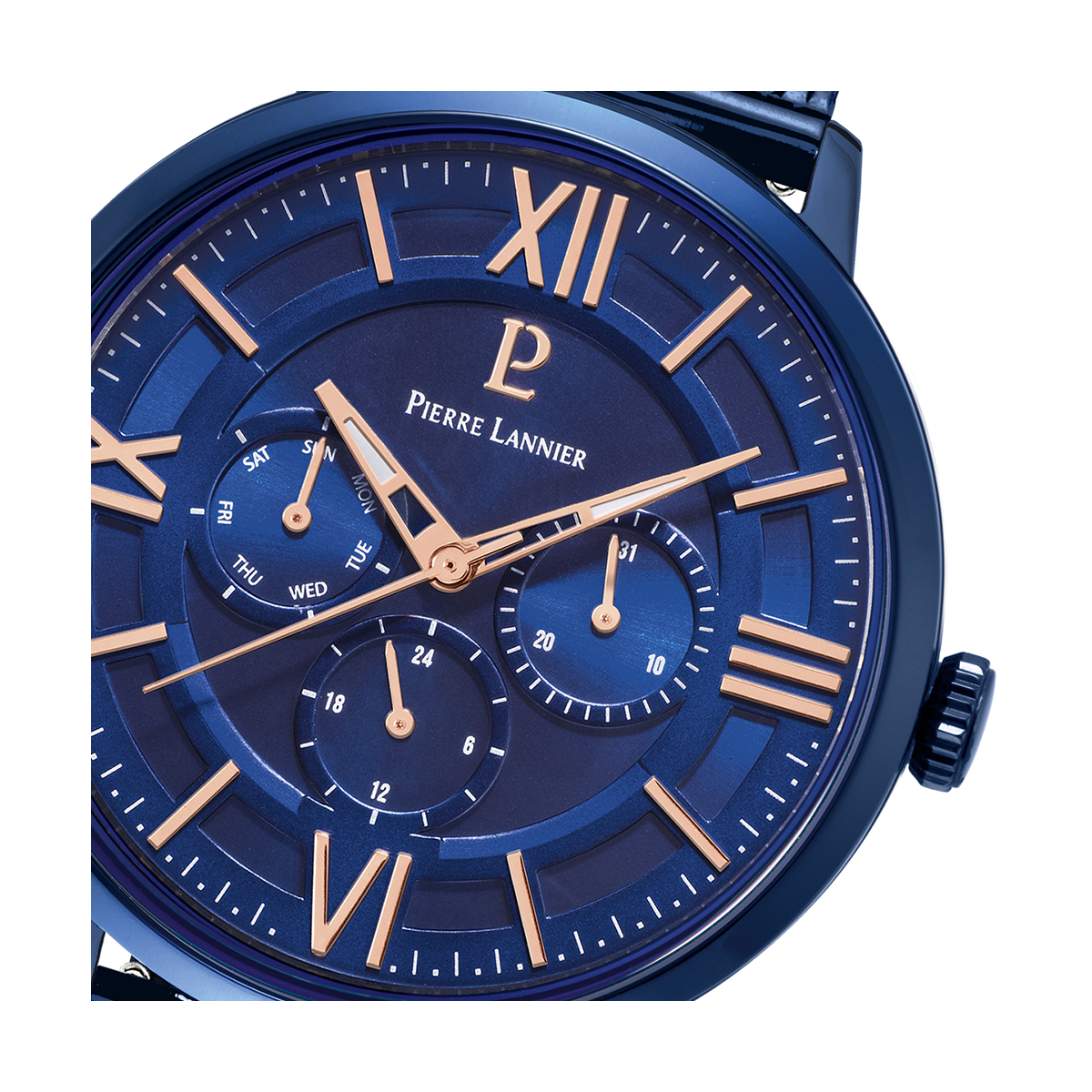 Montre Pierre Lannier Beaucour Homme Bleu - 255F466