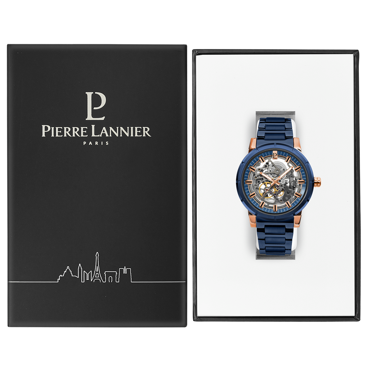 Montre Pierre Lannier Automatic Homme Bleu - 325C269 Montre Pierre Lannier Automatic Homme Bleu - 325C269