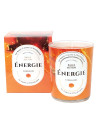 Energie - Bougie Fragrance Agrume et Bracelet Doré Cornaline