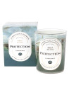 Protection - Bougie Fragrance Eucalyptus et Bracelet Argenté Labradorite