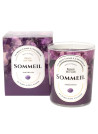 Sommeil - Bougie Fragrance Lavande et Collier Doré Améthyste