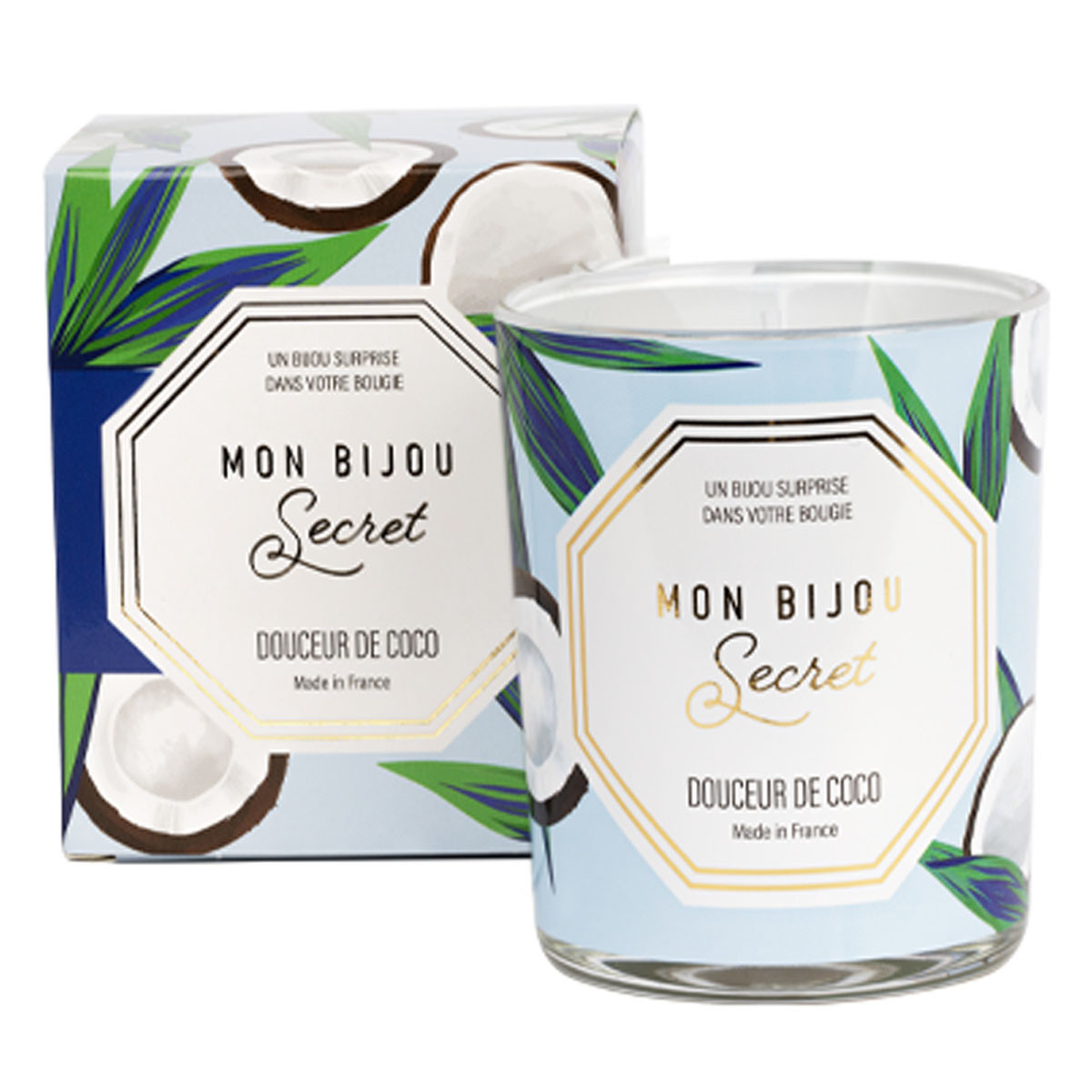 Bougie Bijou Bracelet dorée- Parfum Coco - 40h Bougie Bijou Bracelet doré - Parfum Coco - 40h