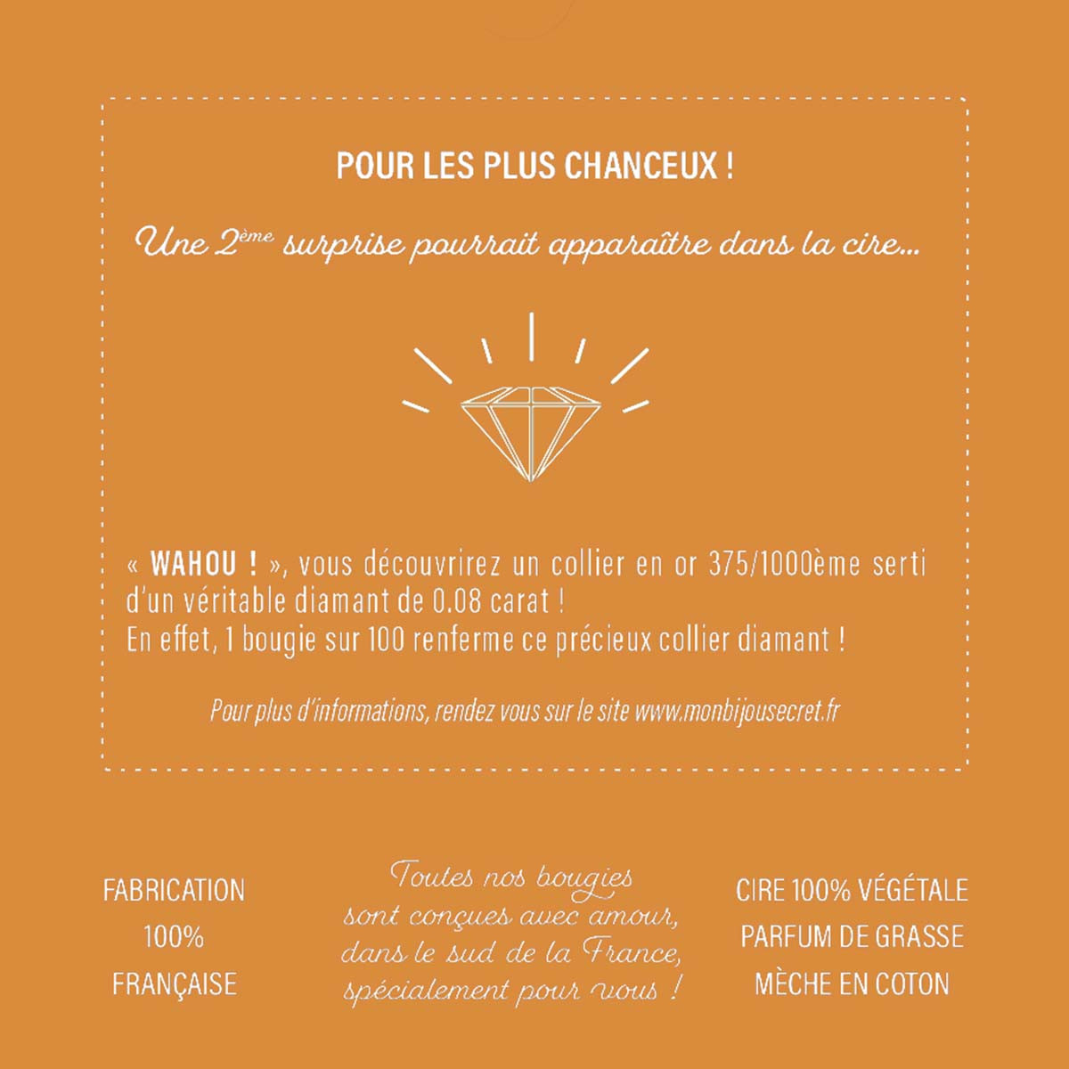 Bougie Bijou Bracelet argenté - Parfum Pain d'épices - 40h Bougie bijou PAIN D'EPICES Bracelet argenté