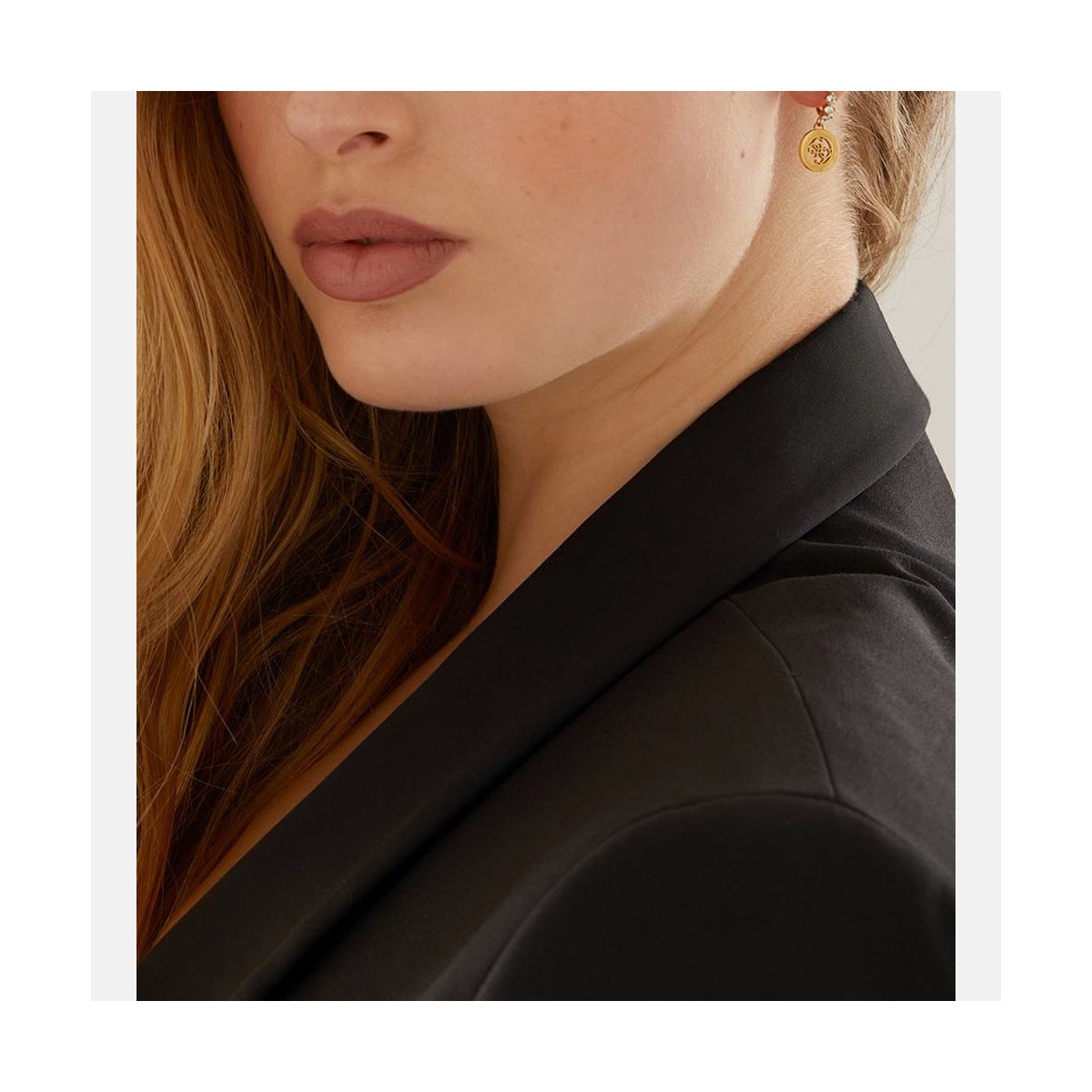 Boucles d'oreilles "Pure light" Acier doré Boucles d'oreilles "Pure light" Acier doré - JUBE01112JWYG